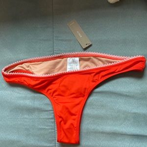 J Crew Playa Swim bottom bikini - NWT orangey red
